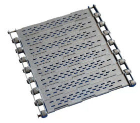 jakość  Punched Wire Mesh Conveyor Belt Stainless Steel Chain Plate With Baffle Fabryka
