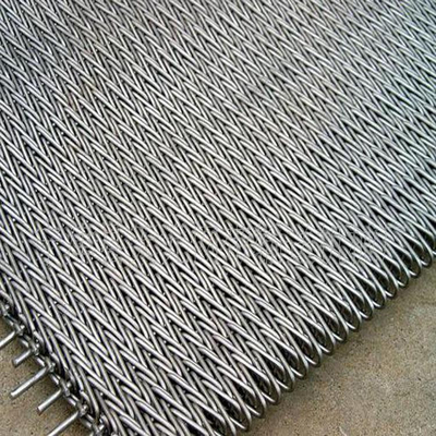 ODM Weave Chain Wire Siatka ze stali nierdzewnej Pasek z prostym sznurkiem