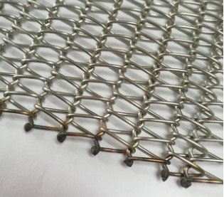 Zrównoważony spiralny przenośnik taśmowy SS o średnicy 0,5 mm-4 mm do pieca tunelowego