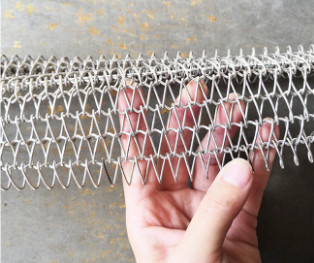 Wysokotemperaturowy metalowy przenośnik taśmowy ze stali nierdzewnej 314 310s ze stali nierdzewnej