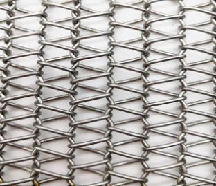 Balance Weave SUS304 SS Tkany przenośnik taśmowy z siatki drucianej