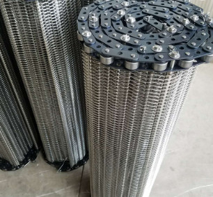 Food Grade Diamond Mesh Steel Mesh Przenośnik taśmowy do piekarnika