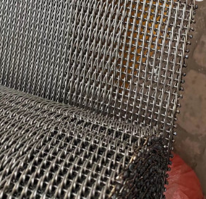 Food Grade Diamond Mesh Steel Mesh Przenośnik taśmowy do piekarnika