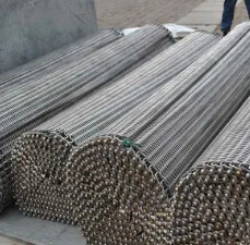 Odporna na ciepło tkanina druciana z cienkiej siatki metalowej do przenośnika taśmowego