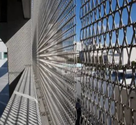 Dekoracyjny spiralny pasek z siatki drucianej Architektoniczne panele siatkowe