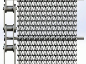 1 mm Taśma przenośnikowa ze stali nierdzewnej Eye Flex Heavy Duty Metalowa siatka ekranowa