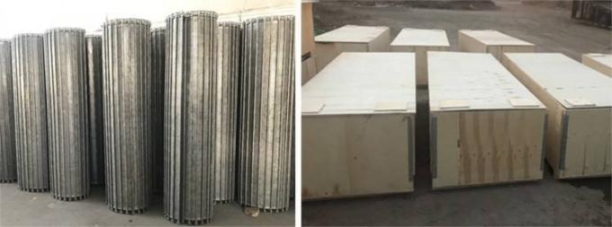 Ocynkowana siatka przenośnika taśmowego ze stali nierdzewnej na zawiasach w kształcie podkowy 8