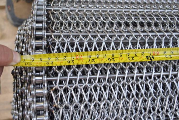 Dostosowana odporność na korozję Owocowy przenośnik taśmowy z napędem łańcuchowym 8